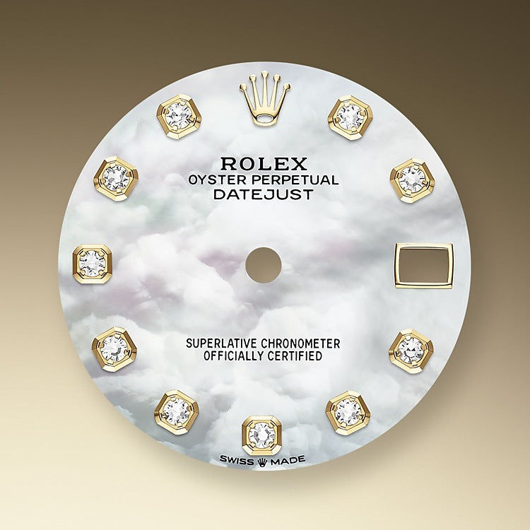Thumbnail: Rolex Datejust 31, Oystersteel, Yellow Gold & diamonds Ref# 278383RBR-0028