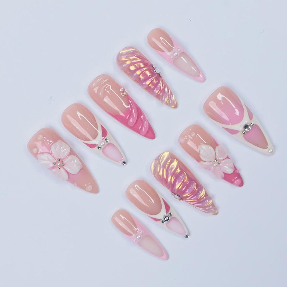 Thumbnail: press on nails, custom nails, fake nails, Nails Art, custom nail, Gift for her