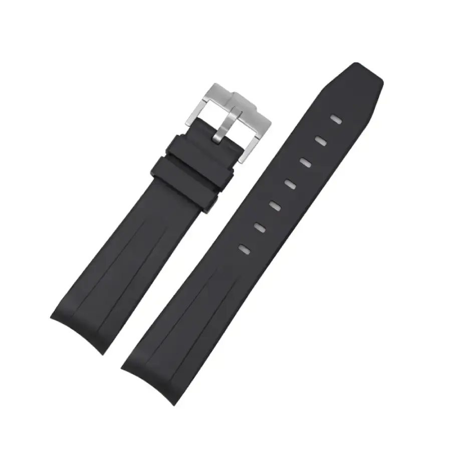 Thumbnail: United Luxury Speedmaster Rubber Strap Black