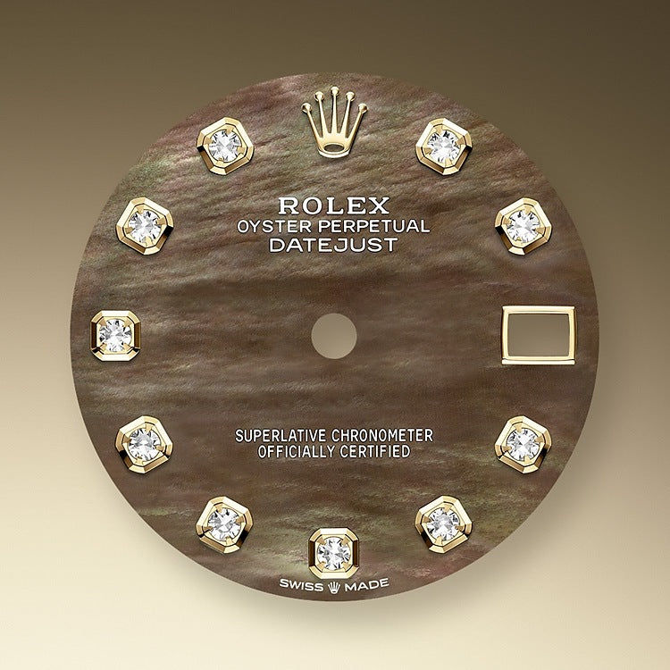 Thumbnail: Rolex Datejust 31, Oystersteel, Yellow Gold & diamonds Ref# 278383RBR-0023