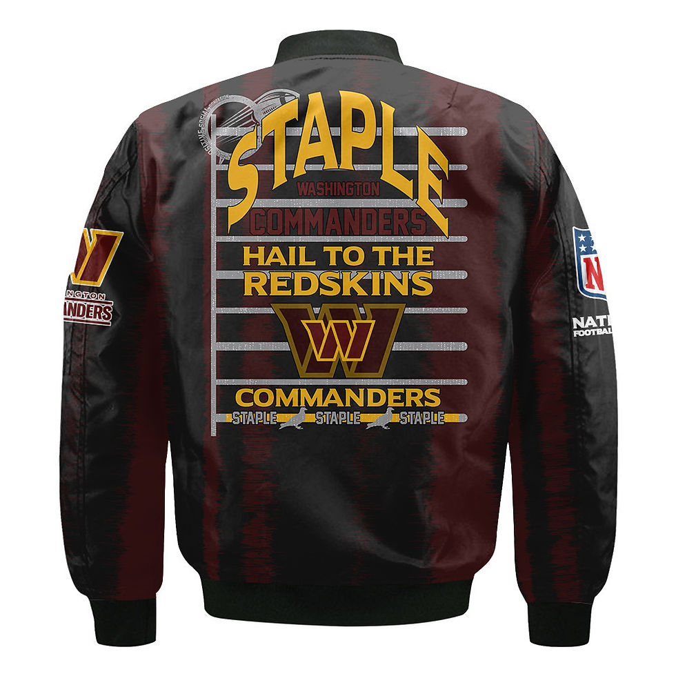 Thumbnail: Washington Commanders Football Team 2024 - 25 Independent, Individual Bomber Jac