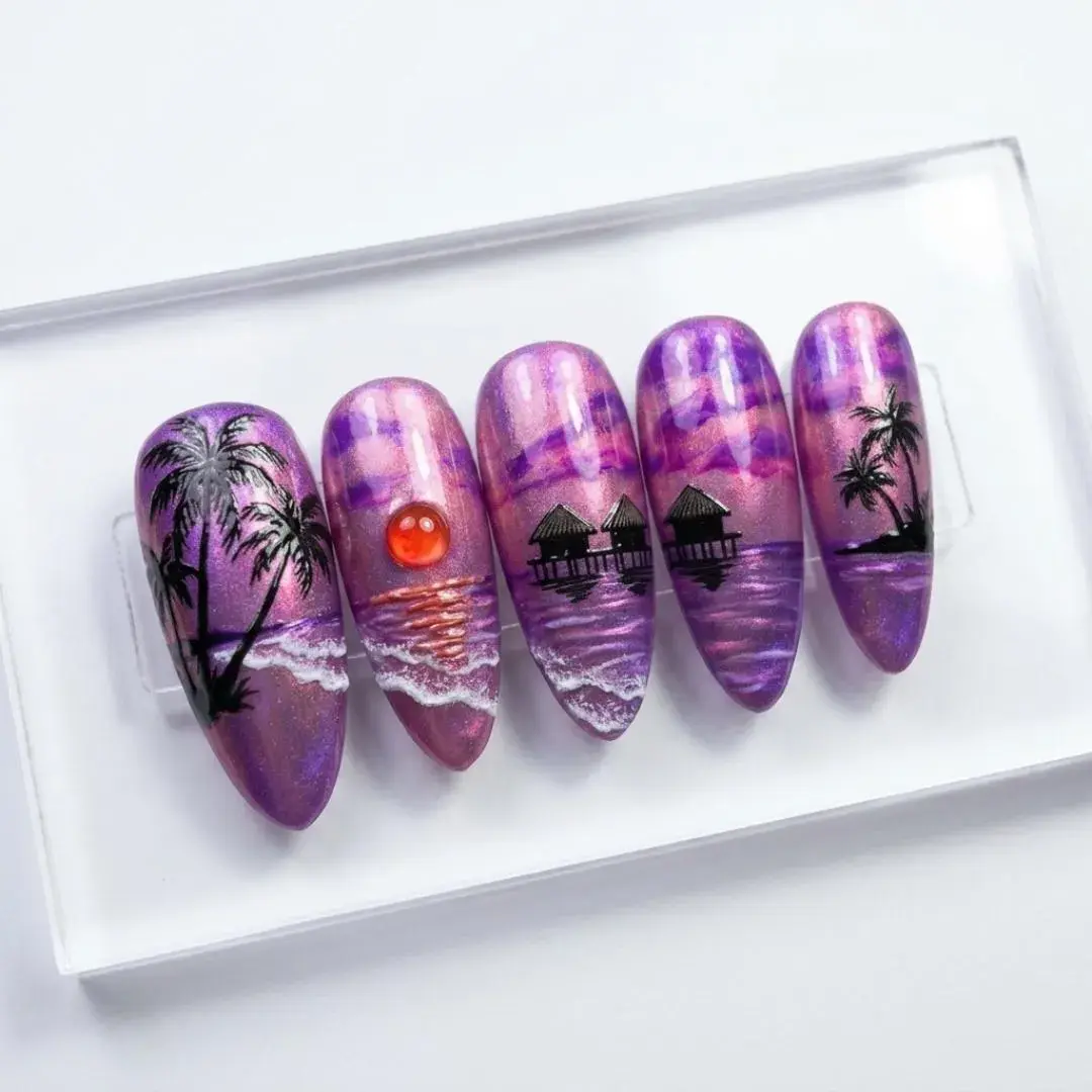 press on nails, custom press on nails, fake nails, Nails Art