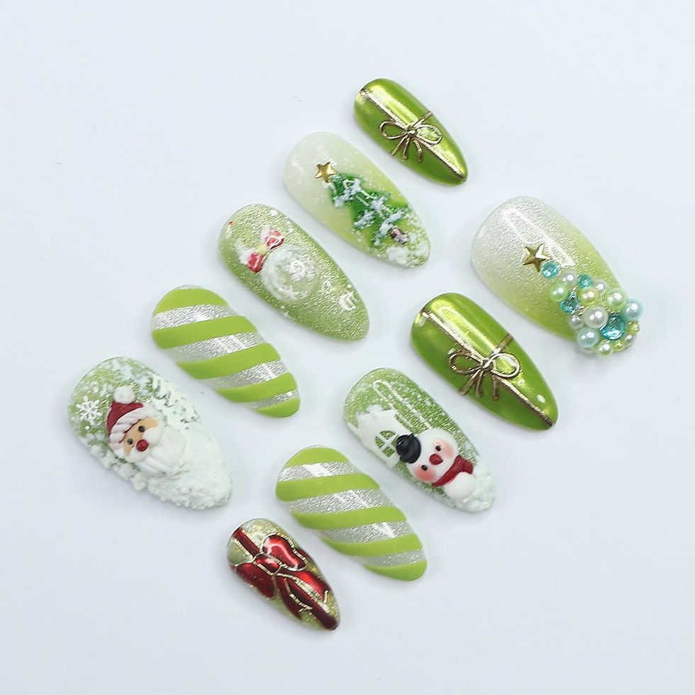 Thumbnail: press on nails, custom press on nails, fake nails, Nails Art