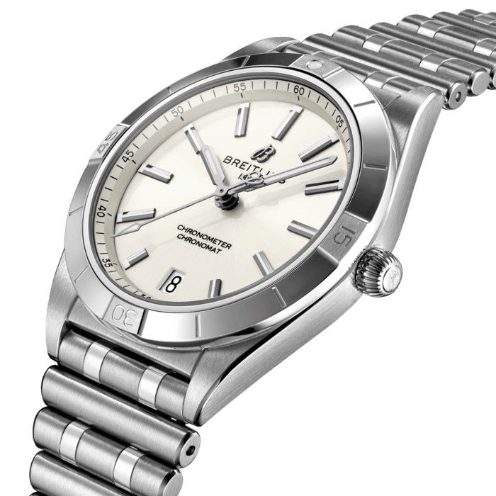 Thumbnail: Breitling Chronomat Automatic 36, 36mm White Dial Ref# A10380101A3A1
