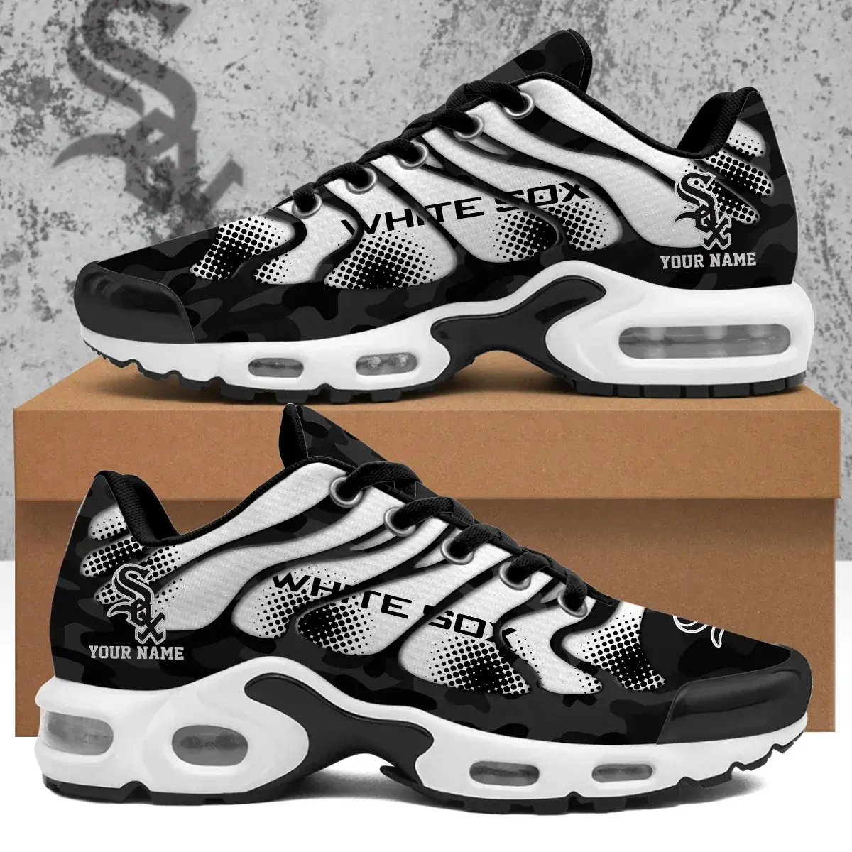 Chicago White Sox Custom Air-Style Sneakers V.3