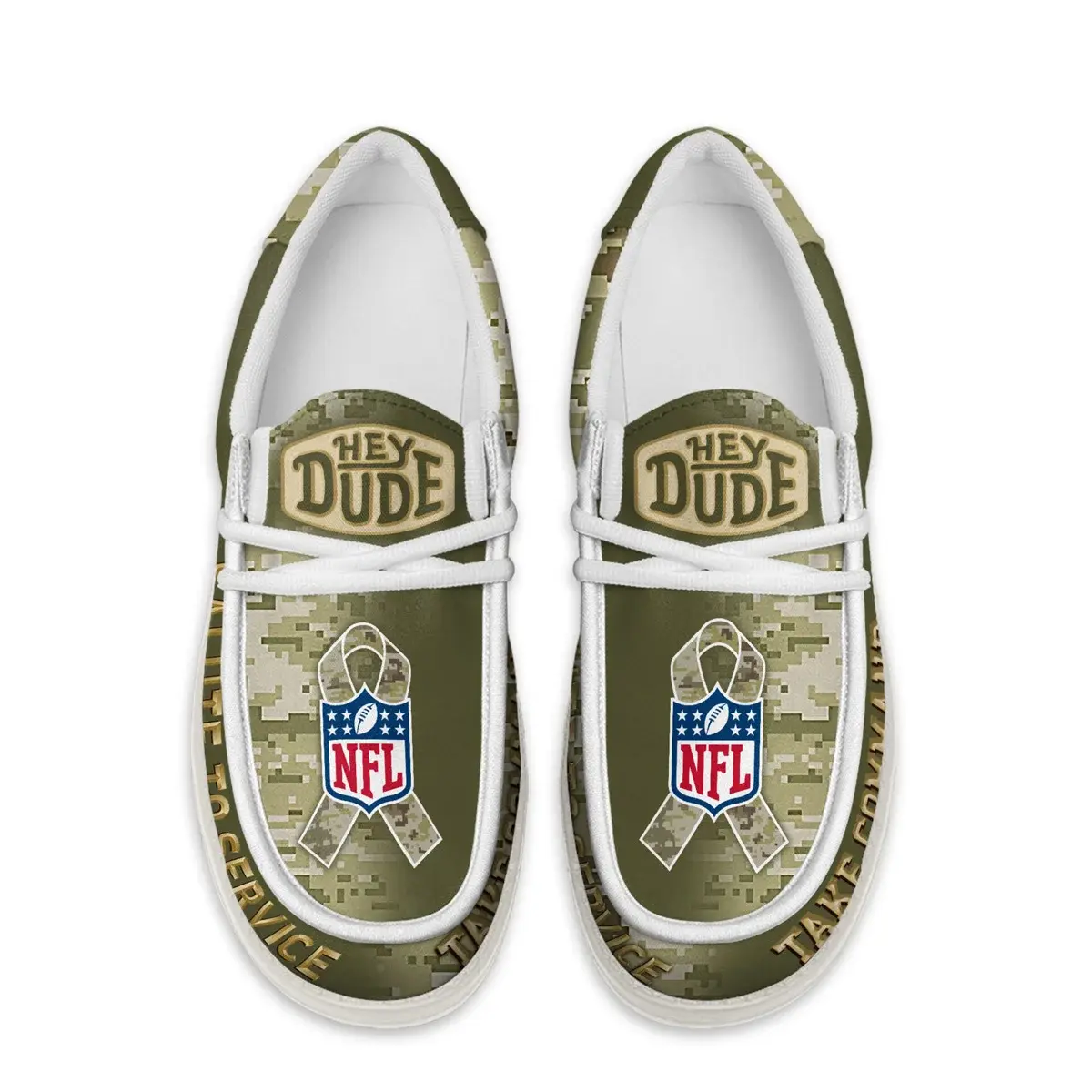 Washington Commanders Premium NFL Salute to Service Loafer Shoes