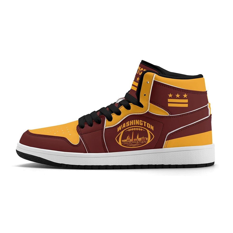Thumbnail: Washington Football Team Shoes for Men & Women Team Themed Football Sport Shoes