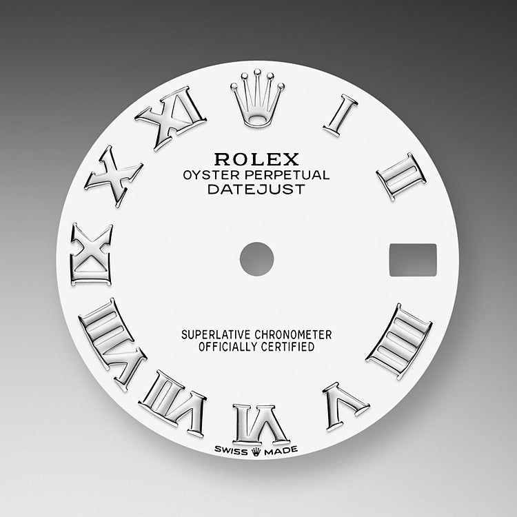 Thumbnail: Rolex Datejust 31, Oystersteel, 18kt White Gold and diamonds Ref# 278344RBR-0011