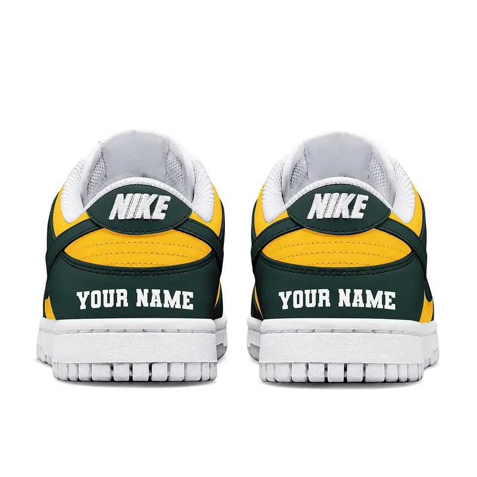 Thumbnail: Green Bay Packers Premium NFL Dunk Low Shoes