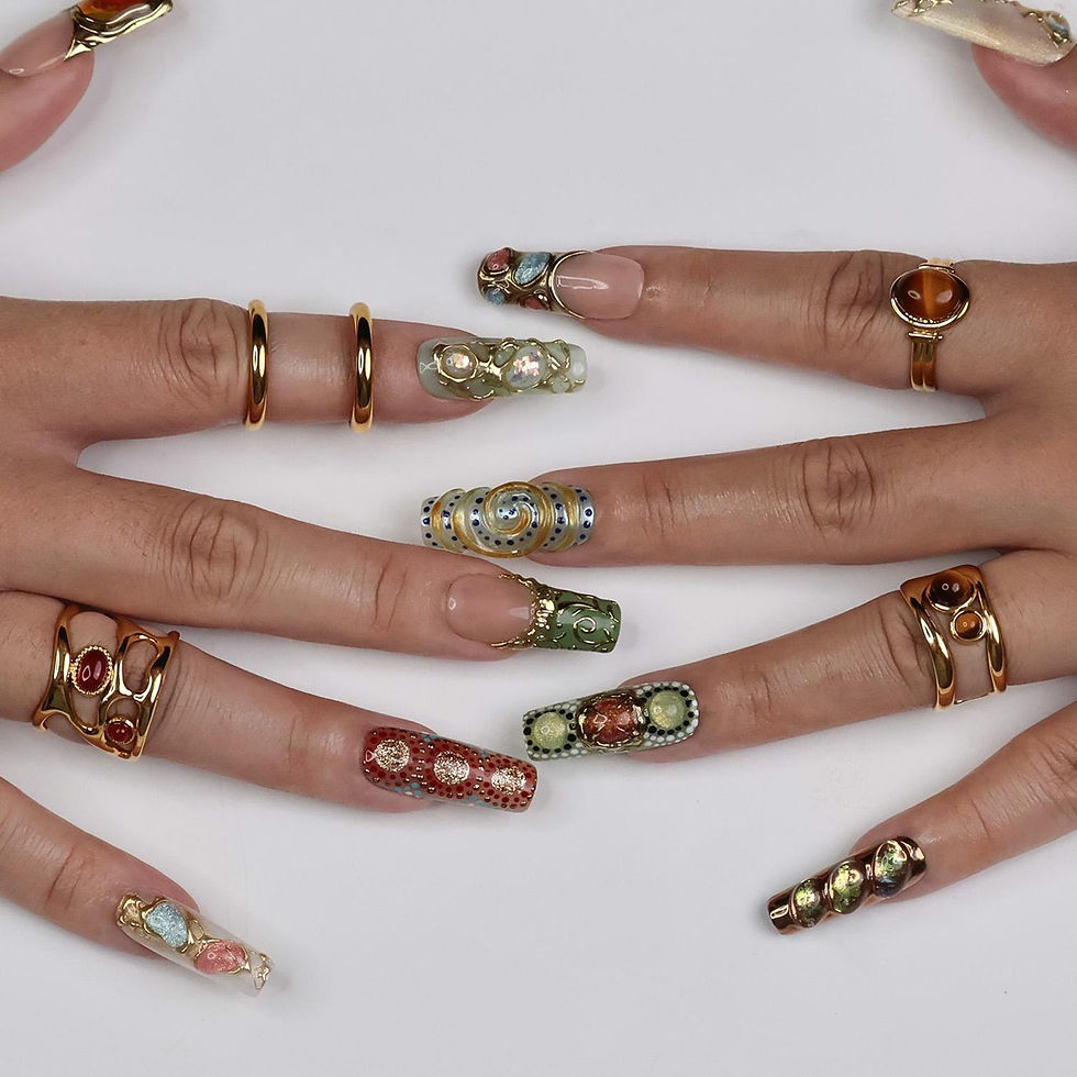 Thumbnail: press on nails, custom nails, fake nails, Nails Art