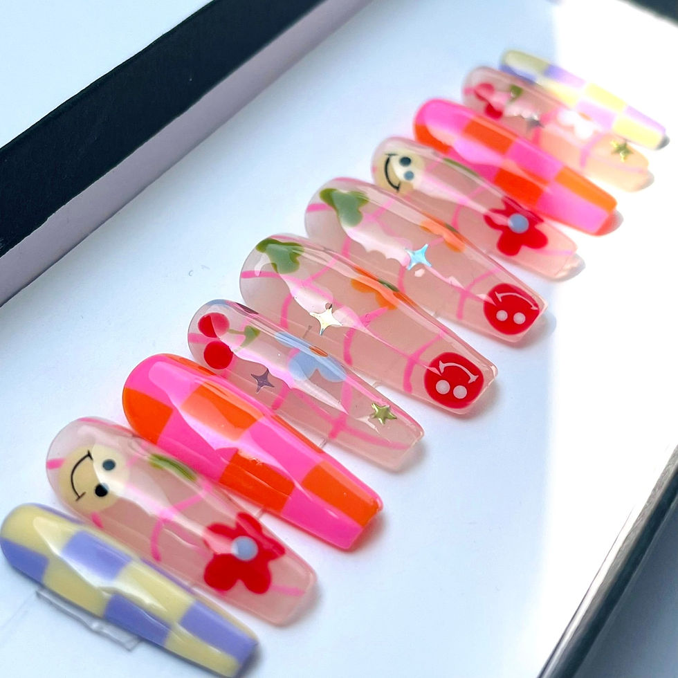 Thumbnail: press on nails, custom nails, fake nails, Nails Art