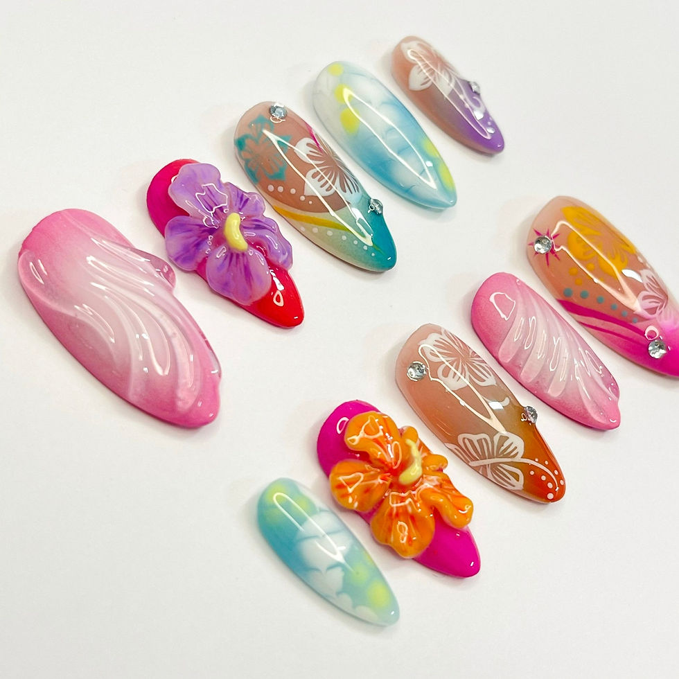 Thumbnail: press on nails, custom press on nails, fake nails, Nails Art