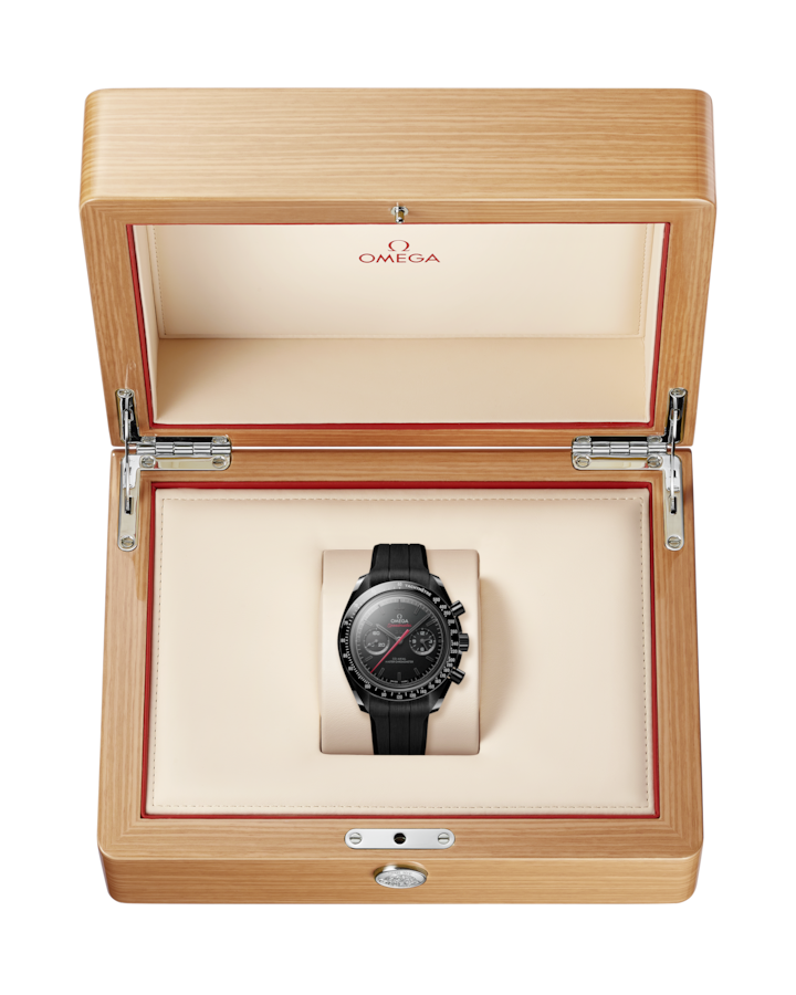 Thumbnail: Omega Speedmaster Dark Side of the Moon 44.25 mm, Red Chrono Hand