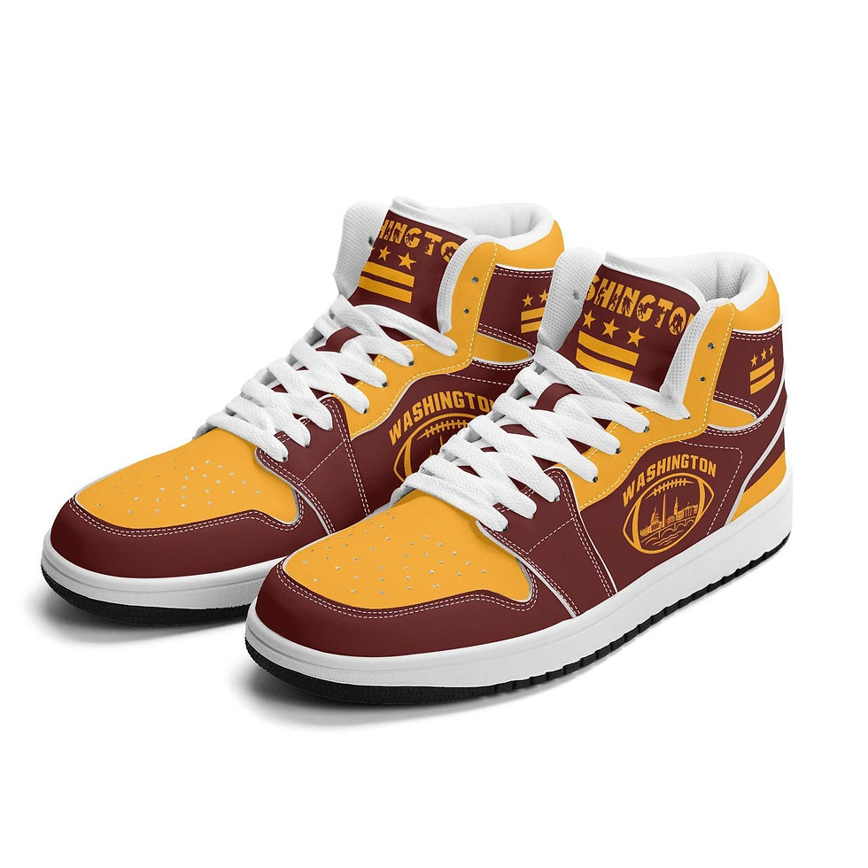 Thumbnail: Washington Football Team Shoes for Men & Women Team Themed Football Sport Shoes