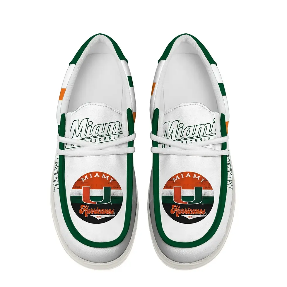 Thumbnail: Miami Hurricanes Loafer Shoes Shoes