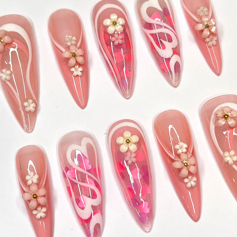 Thumbnail: press on nails, custom nails, fake nails, Nails Art, custom nail, Gift for her