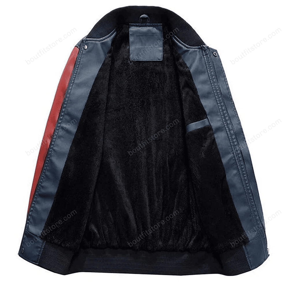Thumbnail: Houston Texans Leather Varsity Jacket