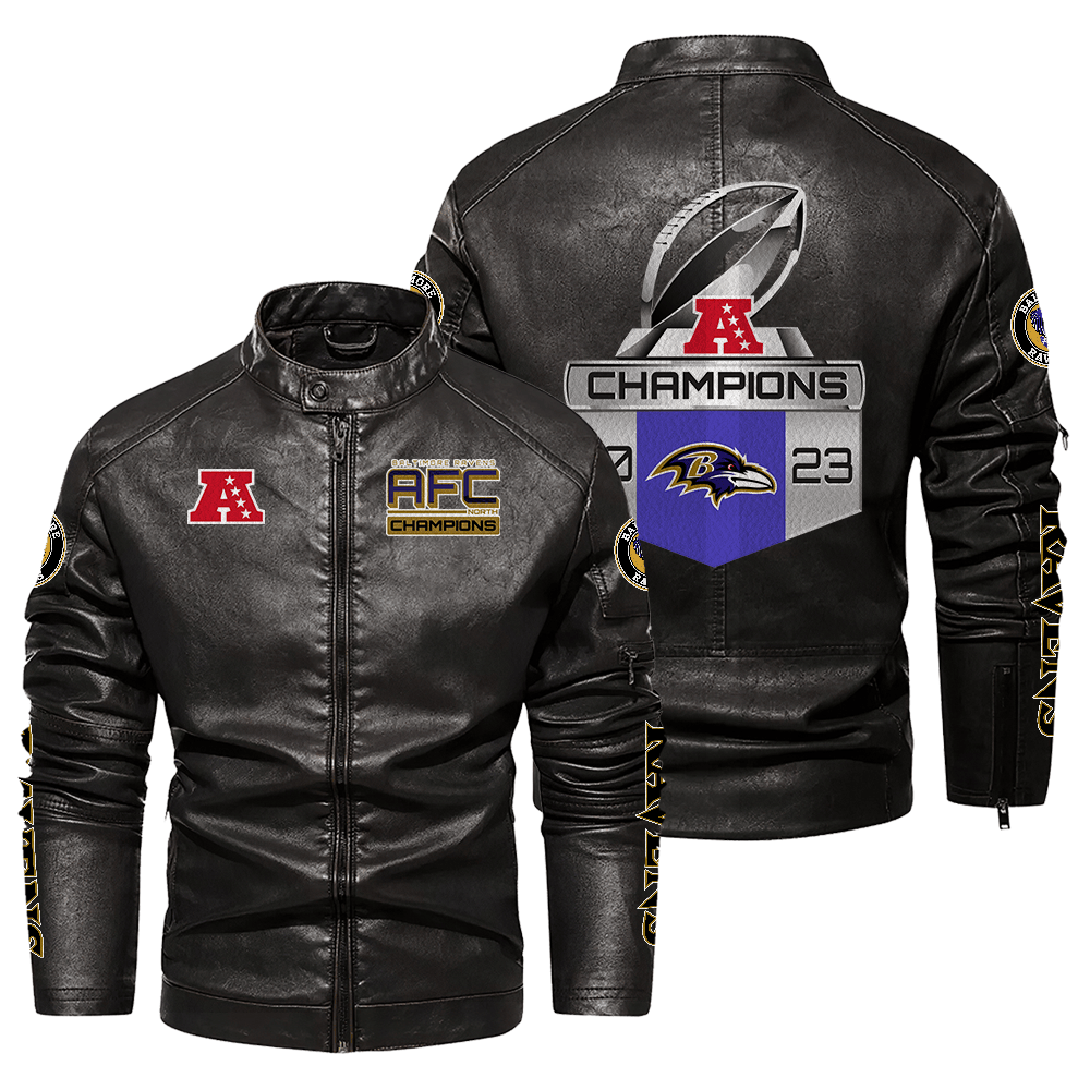 Baltimore Ravens AFC North Champions NFL Super Bowl LVIII Black 2D Stand-up Coll