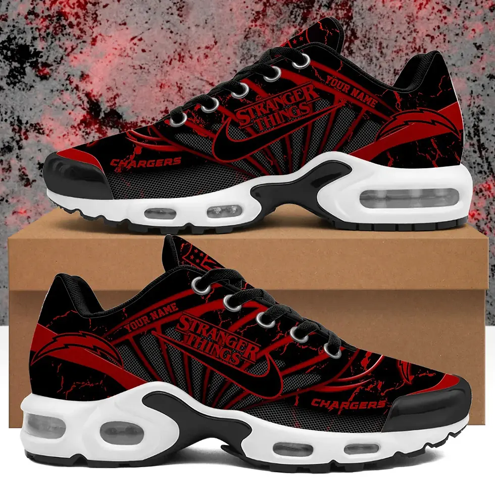 Thumbnail: Los Angeles Chargers Custom Air-Style Sneakers