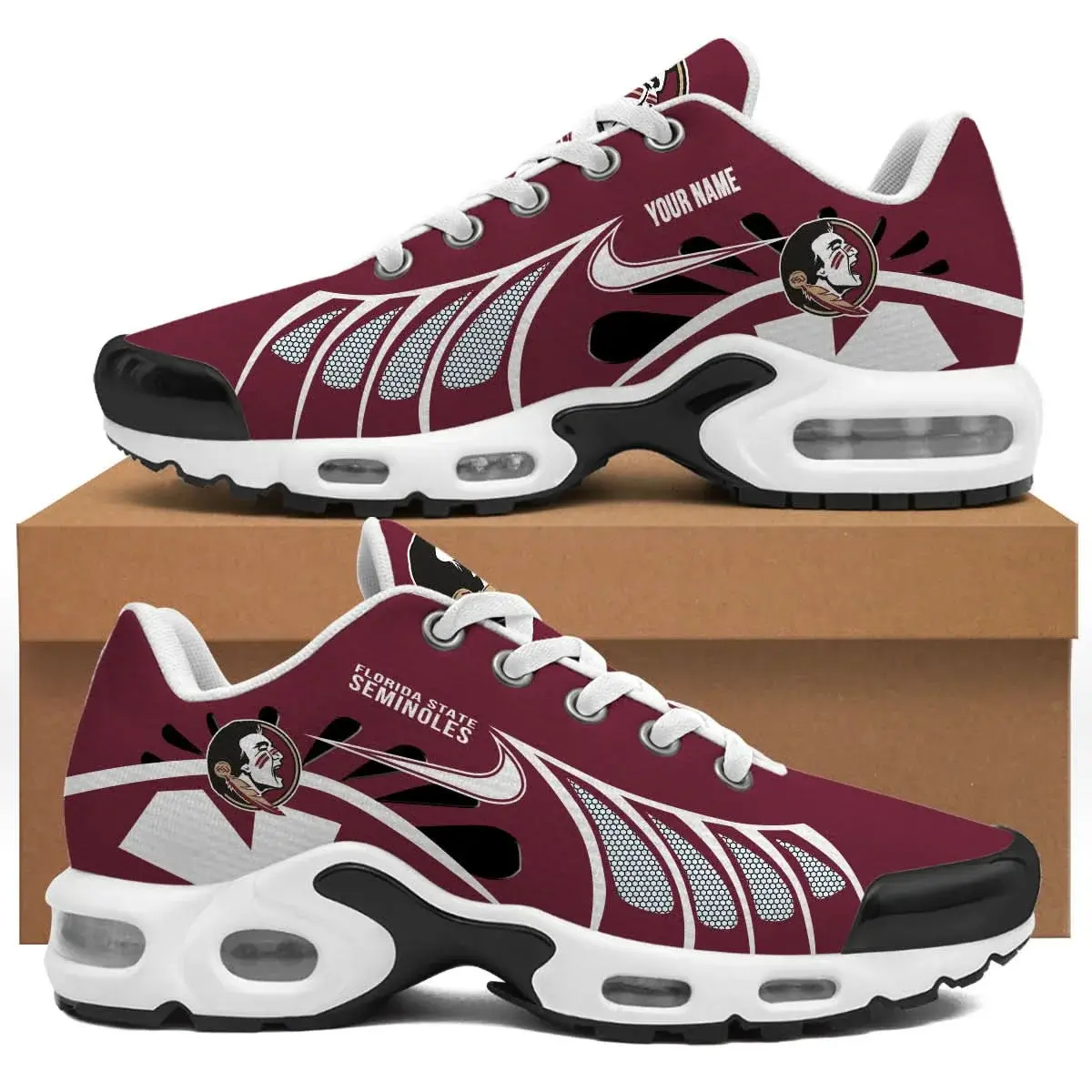 Florida State Seminoles Custom Air-Style Sneakers V.4