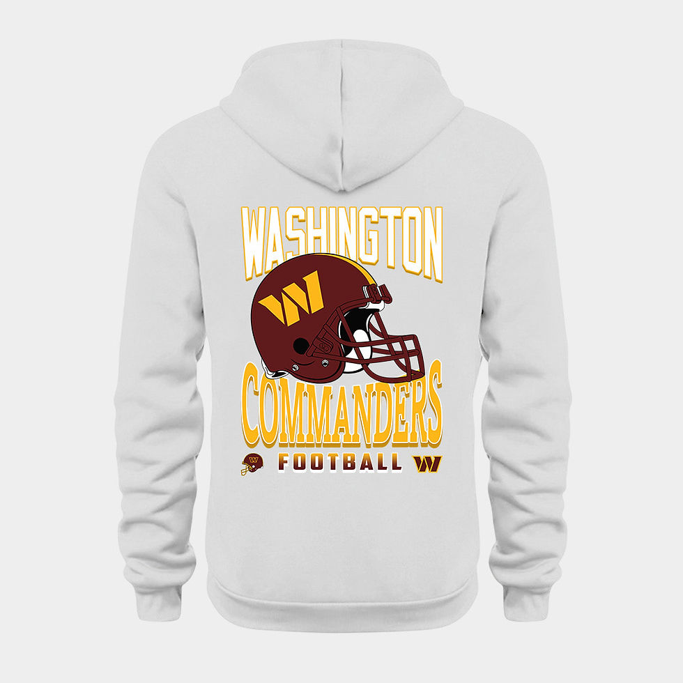 Thumbnail: Washington Commanders White Quarter Zip Hoodie
