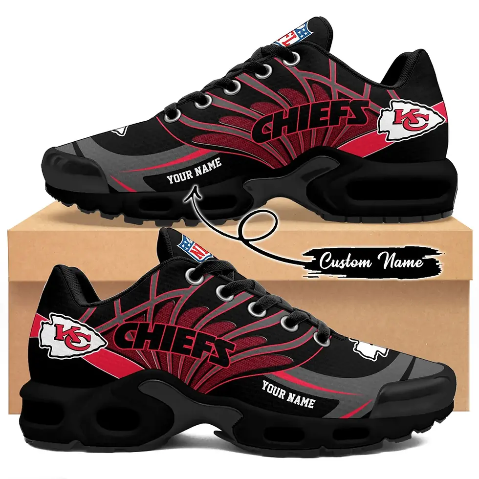 Thumbnail: Kansas City Chiefs Premium NFL Custom GameDay Energy Air Max Shoes