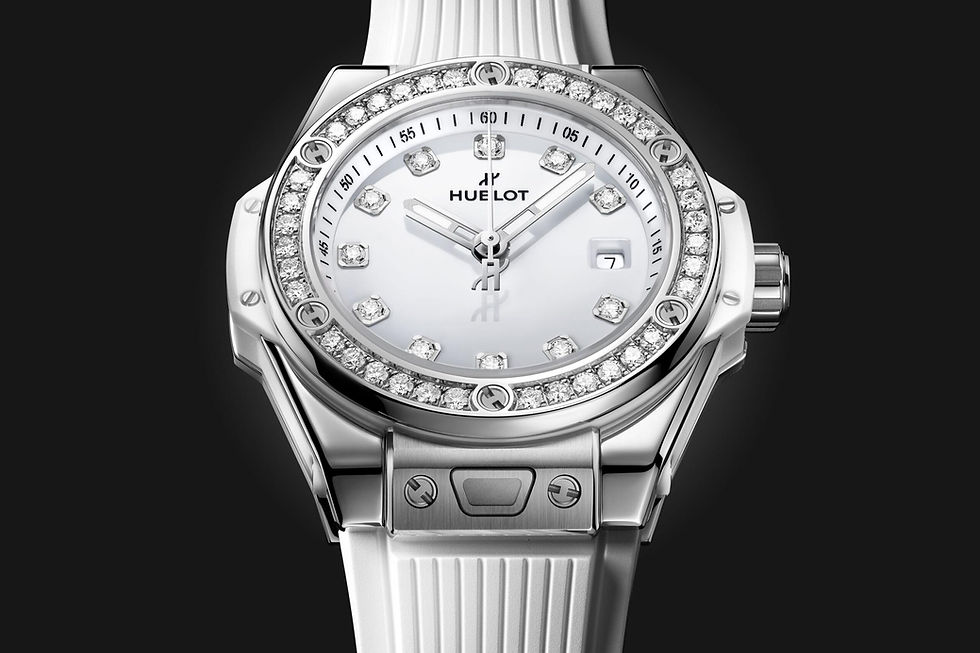 Thumbnail: Hublot Big Bang One Click Steel White Diamonds Ref# 485.SE.2210.RW.1204