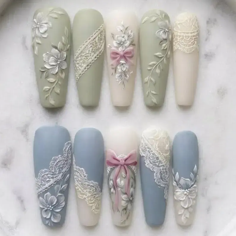press on nails, custom press on nails, fake nails, Nails Art