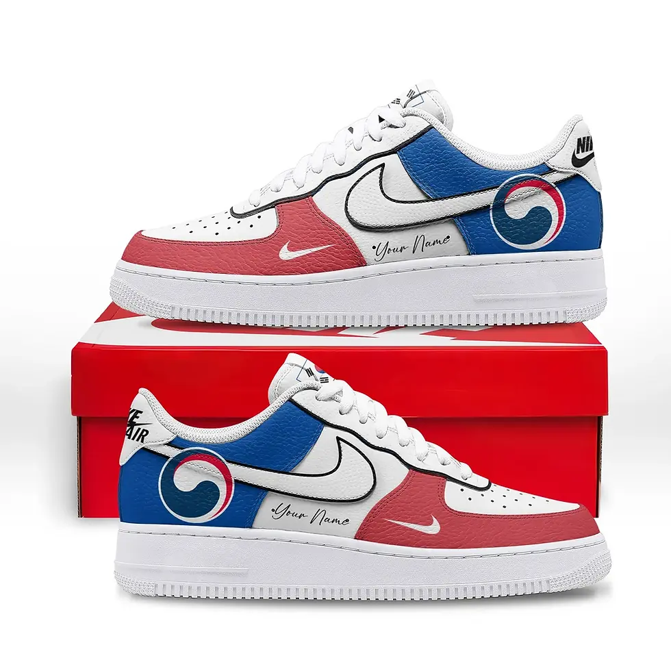 Thumbnail: Korea Republic Premium WC26 Custom Custom Air Force 1 Sneakers