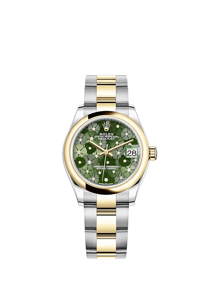 Thumbnail: Rolex Datejust 31mm, Oystersteel & Yellow Gold & Diamonds Ref# 278243-0031