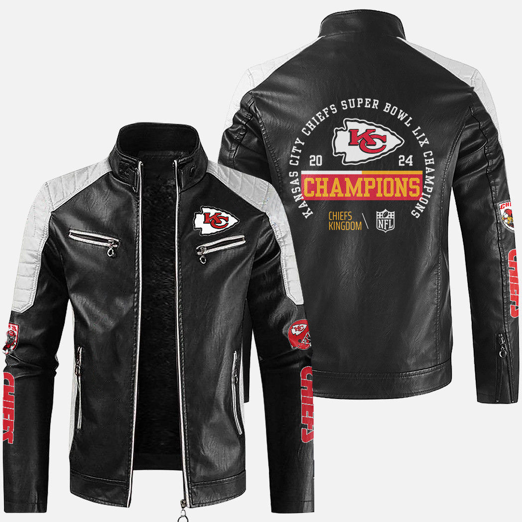 Kansas City Chiefs 2024-2025 Super Bowl LIX Champions Chiefs Kingdom Motorcycle