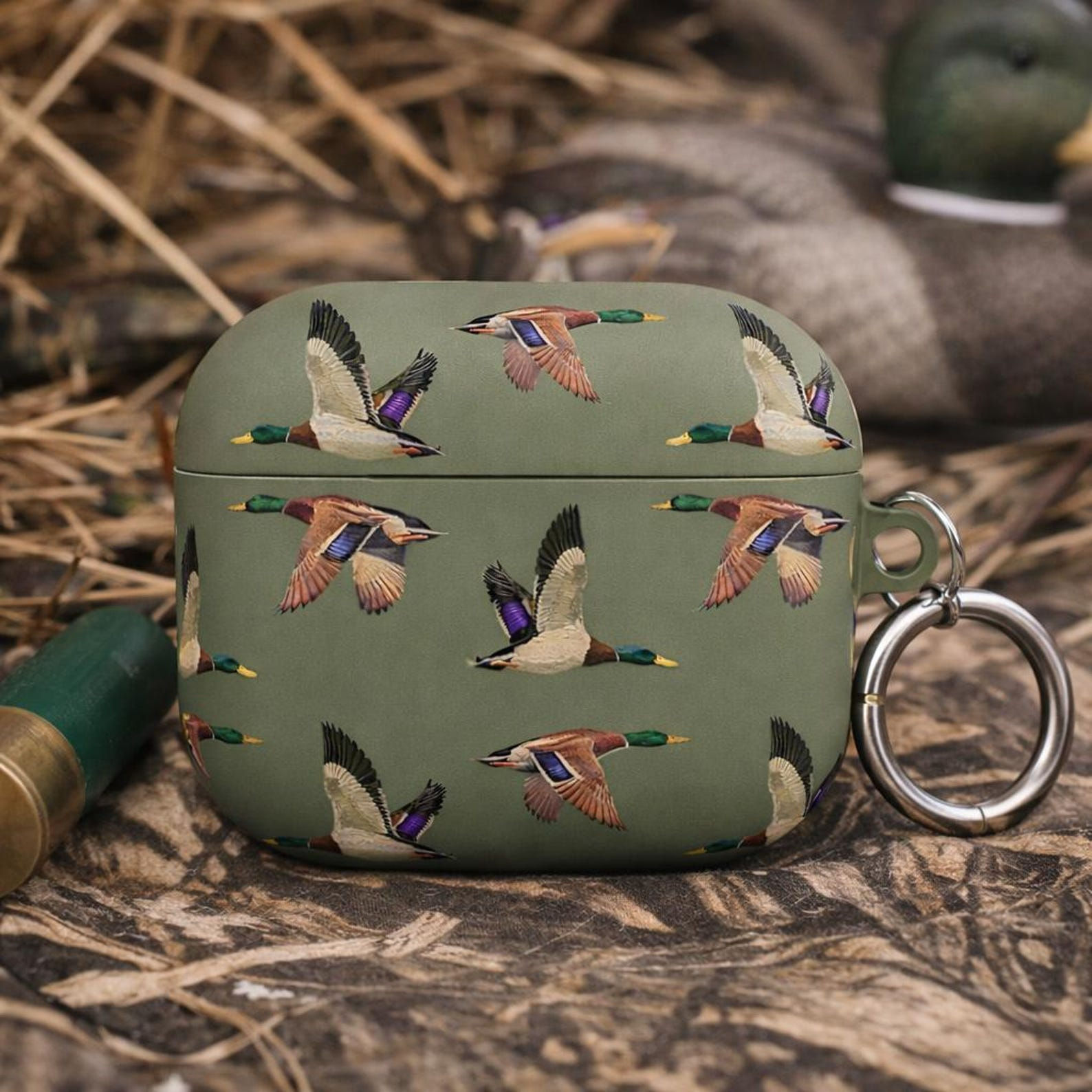 Mallard Duck AirPods Case Waterfowl Print Collectible Accessory, Airpod Case for