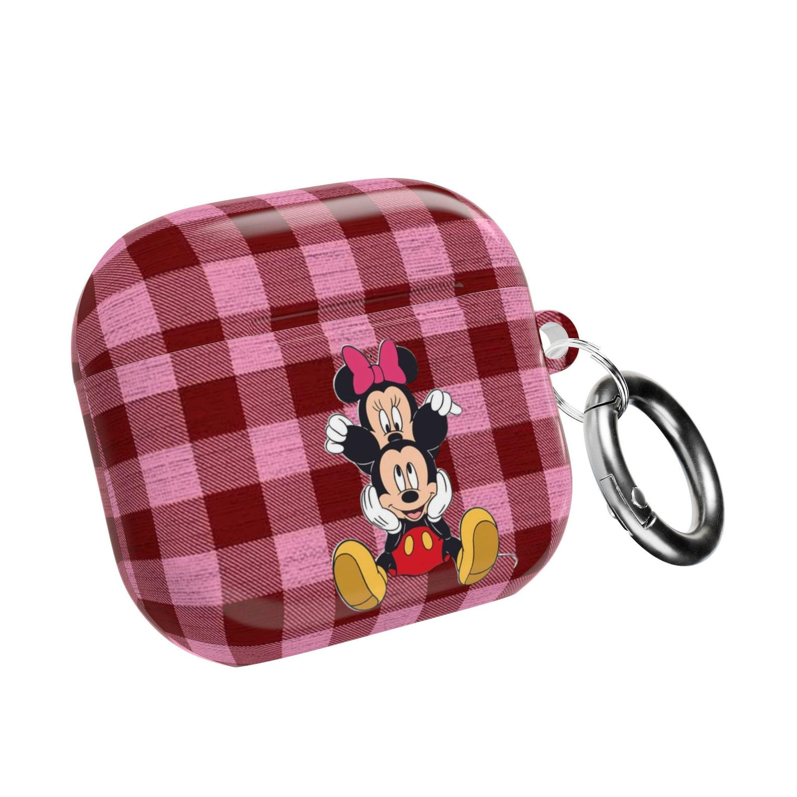 Mickey and Minnie Stack AirPod Case | Valentines Day Gift Pink Buffalo