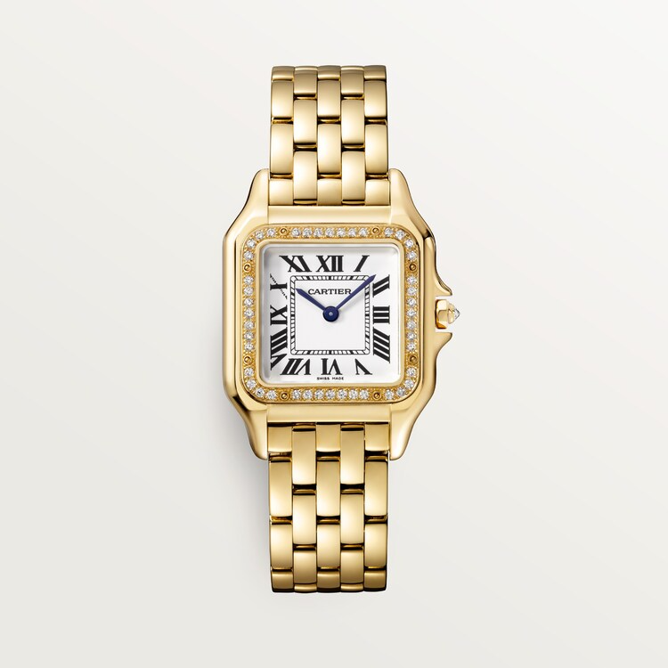 Cartier Panthère Medium, 18k Yellow Gold, Diamonds, 27mm x 36mm Ref# WJPN0016