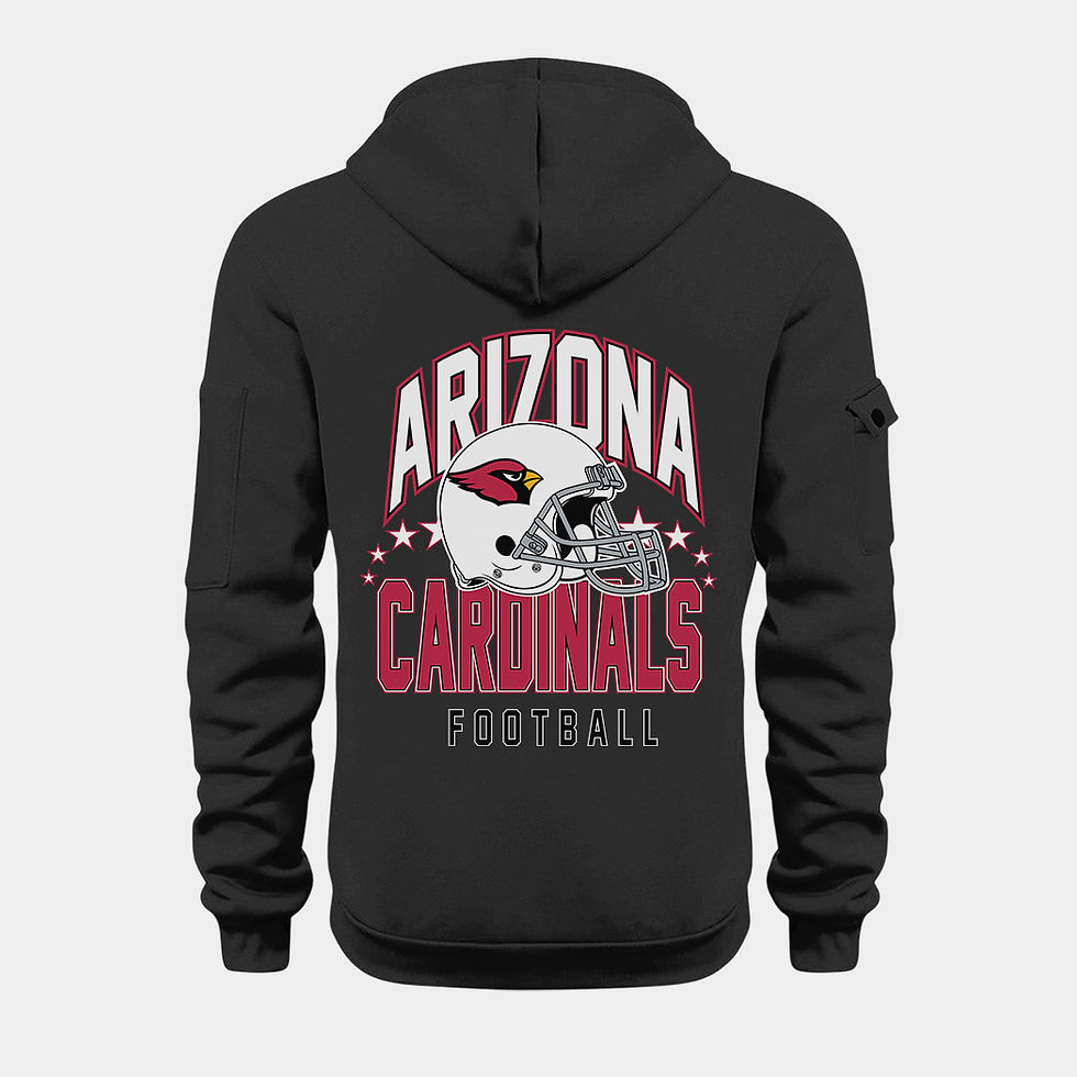 Thumbnail: Arizona Cardinals Black Quarter Zip Hoodie