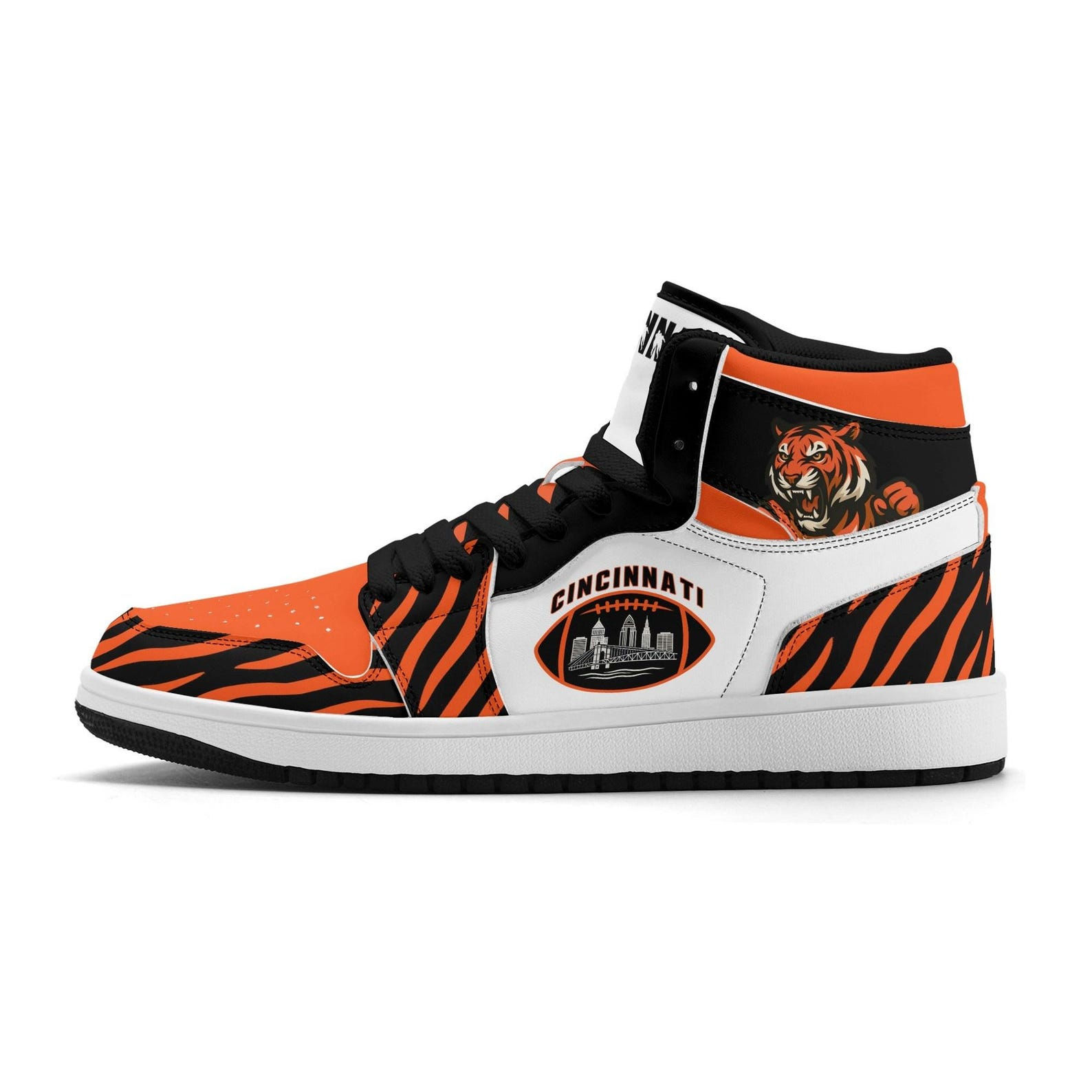 Cincinnati Football Team Shoes for Men & Women Team Themed Basketball Shoes Cust
