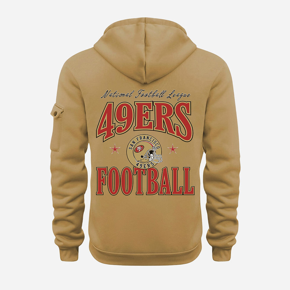 Thumbnail: San Francisco 49ers Gold Quarter Zip Hoodie