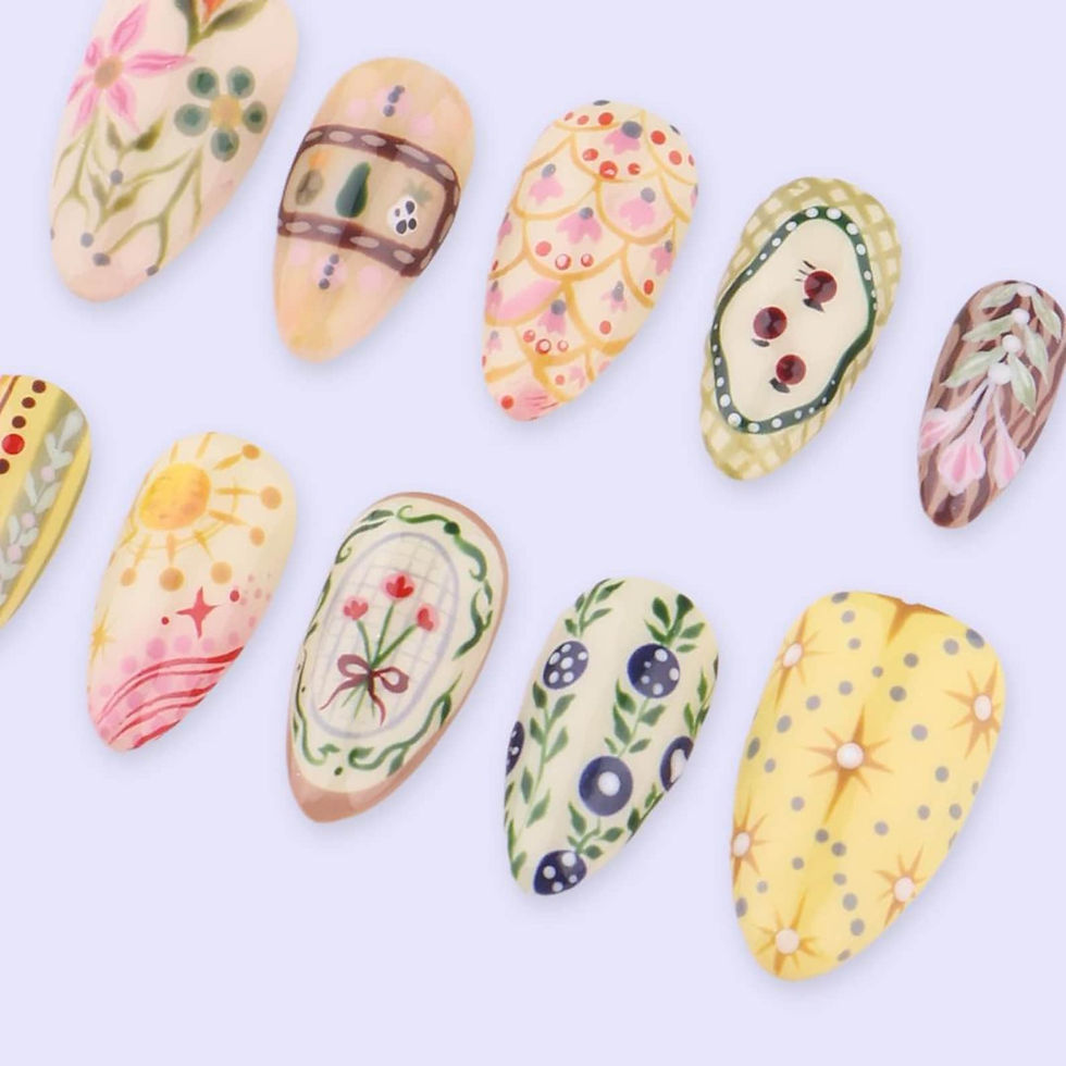 Thumbnail: press on nails, custom nails, fake nails, Nails Art