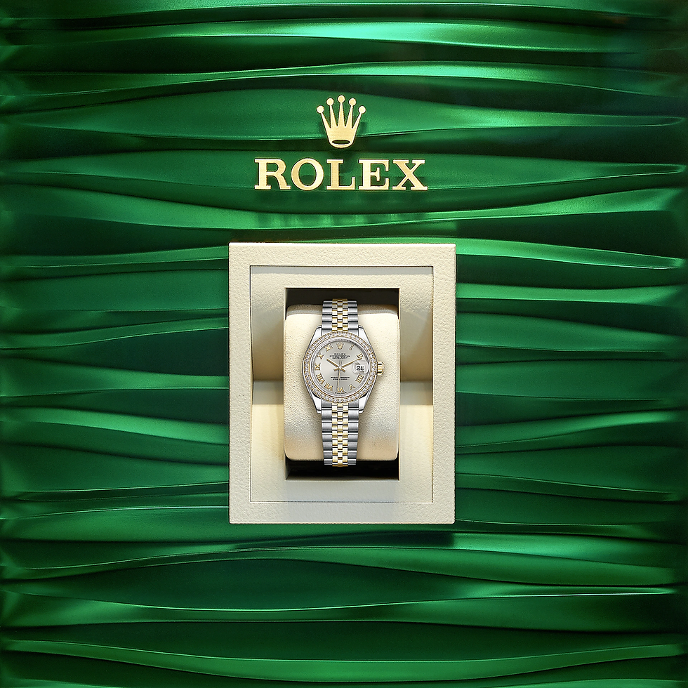 Thumbnail: Rolex Lady-Datejust 28, Oystersteel and 18k Yellow Gold Ref# 279383RBR-0005