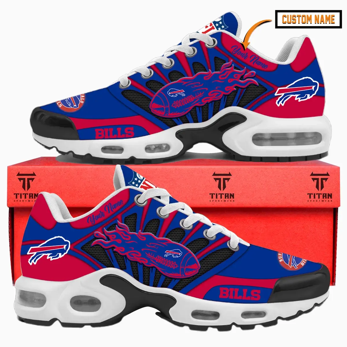 Buffalo Bills Customized Sport Shoes