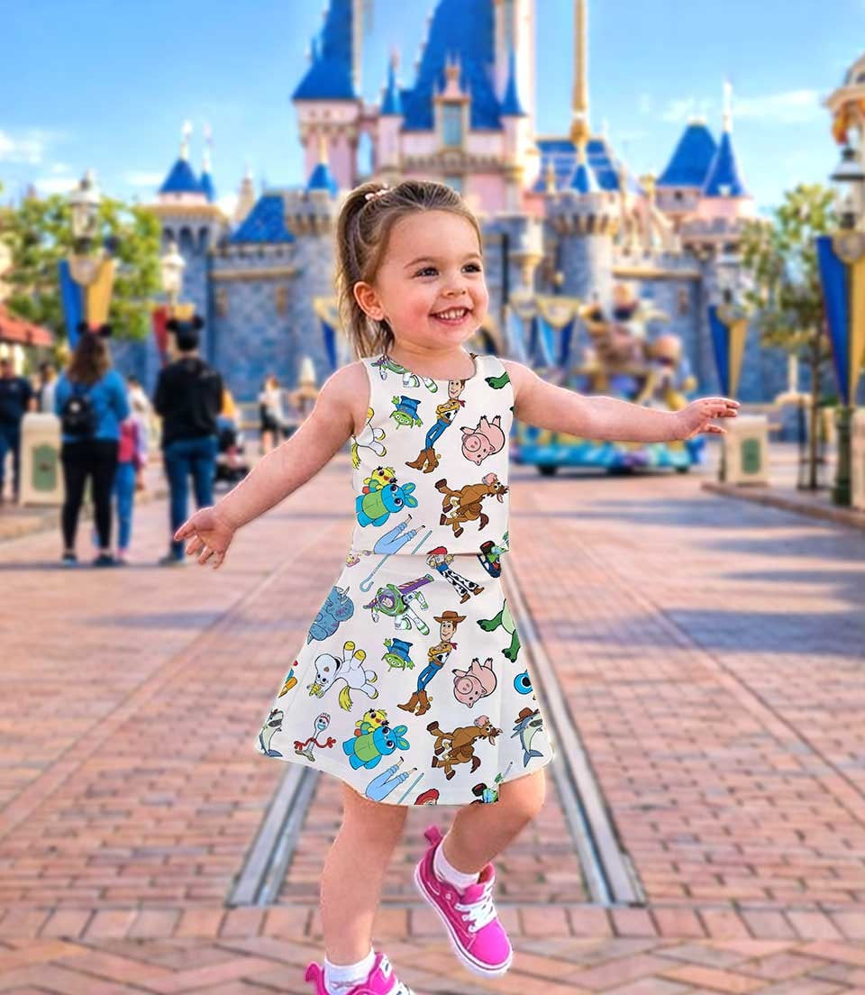 Thumbnail: Toy Story Woody Buzz Outfit, Mommy and Me Matching Dress Set