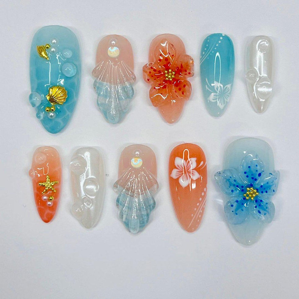 press on nails, custom press on nails, fake nails, Nails Art