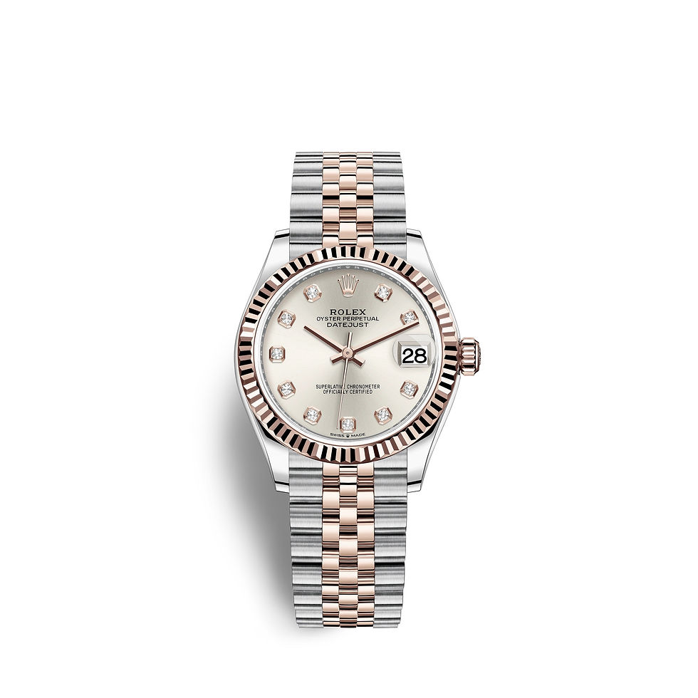 Thumbnail: Rolex Datejust 31, Oystersteel and 18k Everose Gold Ref# 278271-0016