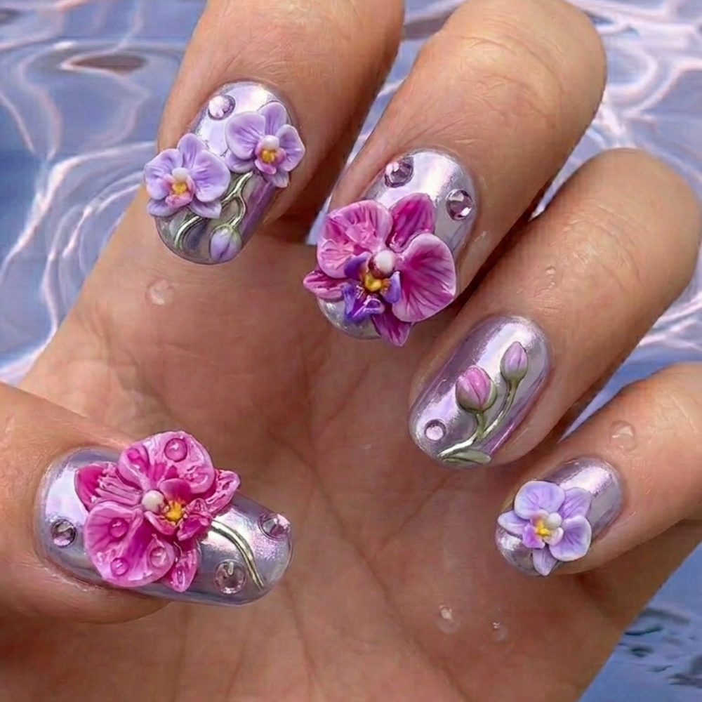 press on nails, custom press on nails, fake nails, Nails Art