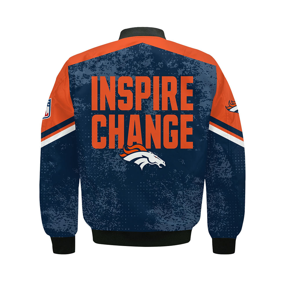 Thumbnail: Denver Broncos Football Team 2024 - 25 Immortal Style Bomber Jacket