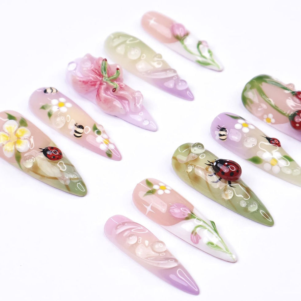 Thumbnail: press on nails, custom nails, fake nails, Nails Art
