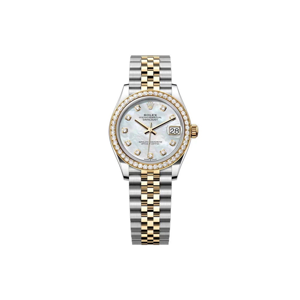 Rolex Datejust Mother-of-Pearl Dial Bezel Women's Watch