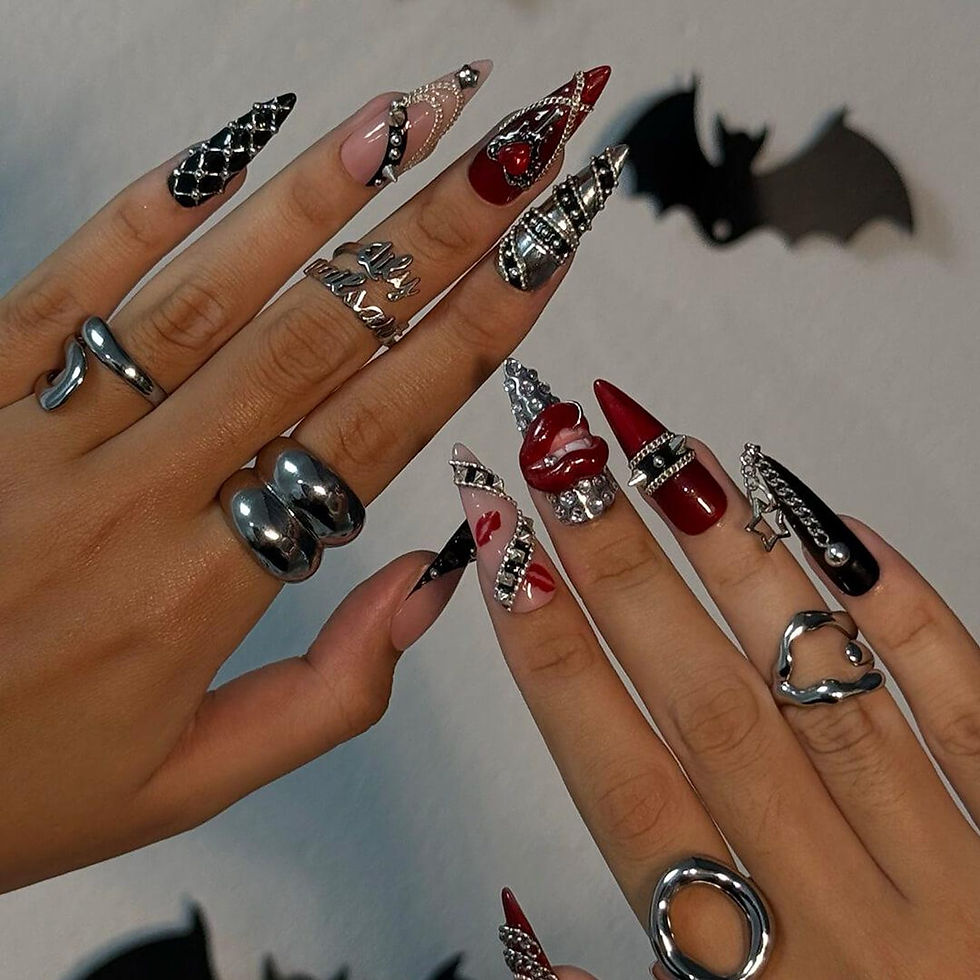 Thumbnail: press on nails, custom nails, fake nails, Nails Art, custom nail