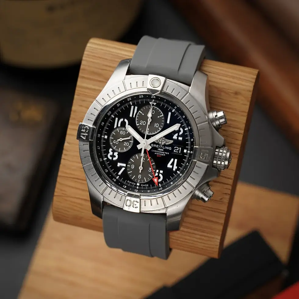 Thumbnail: United Luxury Avenger Rubber Strap Grey