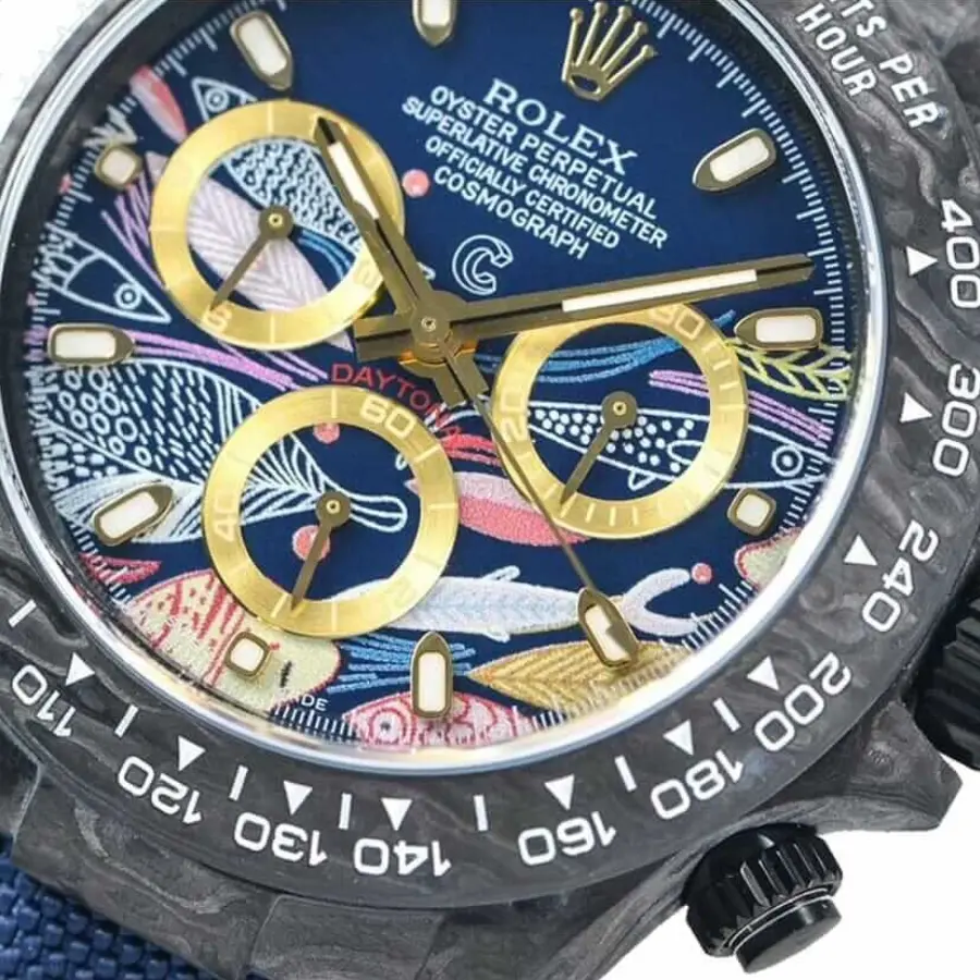 Thumbnail: Rolex Cosmograph Daytona 2071401 Color Fish Pattern Dial